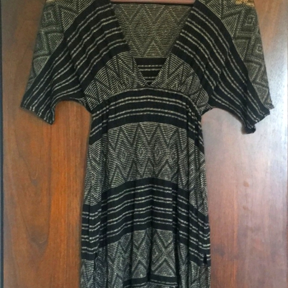 Vitamin A Gold & Black Swim Cover Up XS